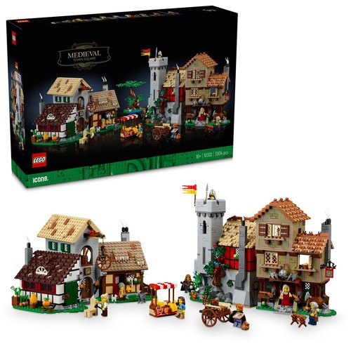 Lego icons medieval town - icons:,