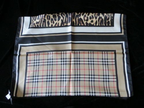 Nwt burberry 100 silk - nwt, scarf