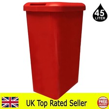 45 litre touch top red kitchen