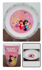 Disney Princesses Children's Christmas Bowl, Plate & Tumbler Set