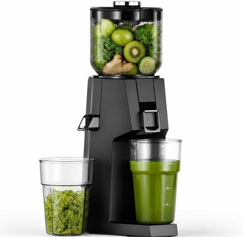 Slow masticating juicer with - juicer,