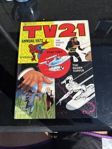 Tv21 annual 1972 hardback book - annual,