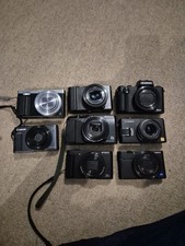 8x Digital Cameras Canon G5x,Sony Rx100,LX15,TZ70