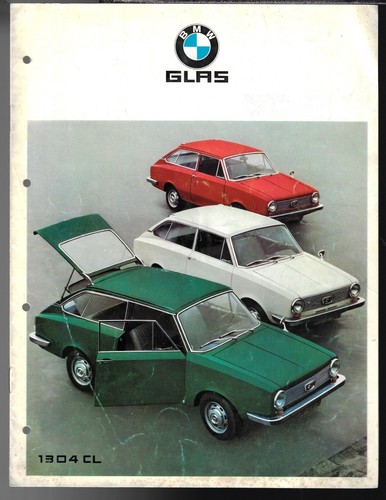 Bmw glas 1304 1967 - glas, cl