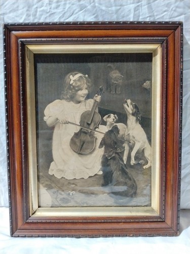 Arthur elsley framed - j, vintage