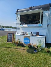 Rice box coffee trailer