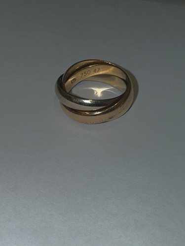 Cartier trinity ring 750 18k - cartier,