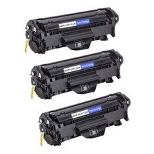 3 Black Toner Cartridge For HP 1010 1012 1015 1018 1020 1022 1022n M1319 Q2612A