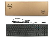 Genuine Original DELL USB Keyboard Black KB216 SLIM ARABIC Layout X3CF2