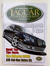 Jaguar Enthusiast Magazine (Jul 2008) Jaguar car S-type, XJS, XJ8, XK60, XK8