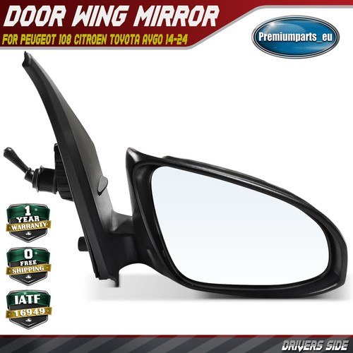 Manual door wing mirror - manual,