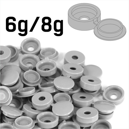 Small light grey - grey, screw