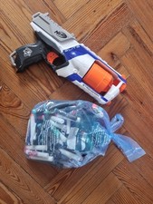 Nerf Gun N-Strike Elite Strongarm With 30+ Darts Fully Functional