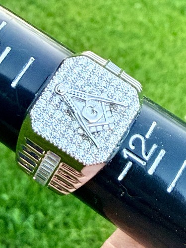 Masonic ring freemason square - ring,