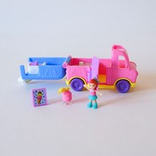 POLLY POCKET ICE CREAM TRUCK Playset Toy Figure Miniature Accessories