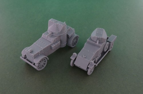 Scale ww1 lanchester - 1:76,