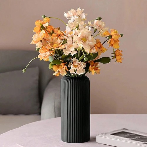 Decorative vase striped - decorative,