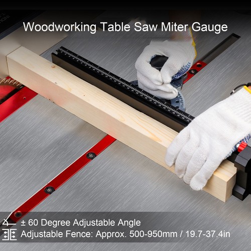 Table saw miter - table, with
