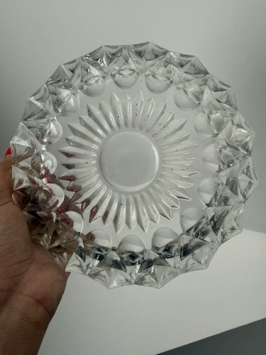 Large french vintage crystal - vintage,