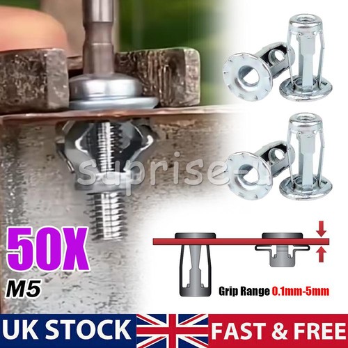 50x jack nuts threaded insert - 50x,