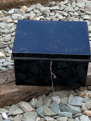 Metal deed box - metal,