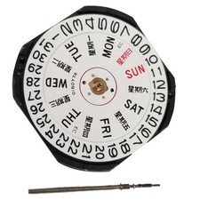 Replacement Date/Day Quartz Watch Movement For Seiko 7N43A/V343/V348/V743/Y143
