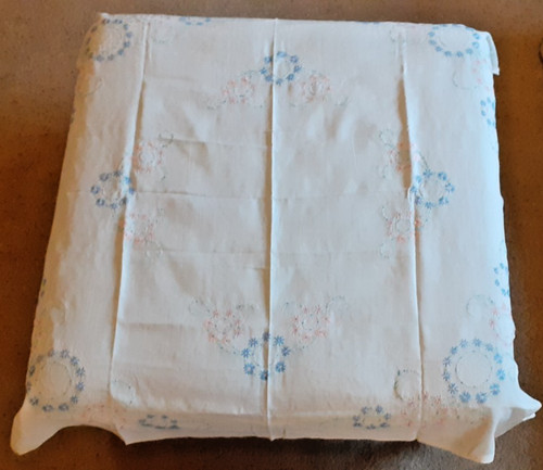 Hand embroidered tablecloth - hand,