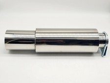 Clamp-On Universal 4" 2.25" Inlet Jap Style Exhaust Back Box Performance Sports