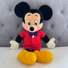 Vintage Sun And Star Mickey Mouse Jumbo Plush Soft Toy 22" - Disney Japan Import