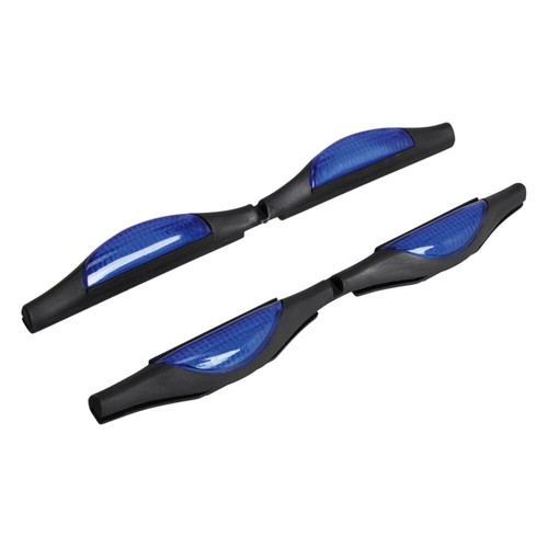 Blue car door protectors bump - door,
