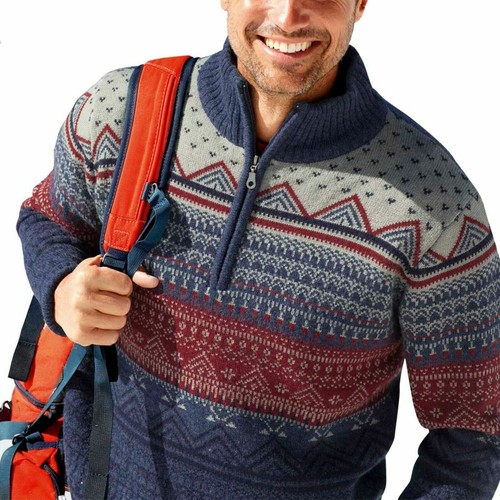 Mens jacquard sweater - jacquard,