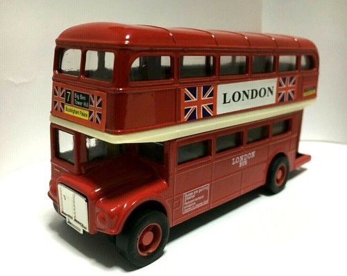 London city bus and black - bus,