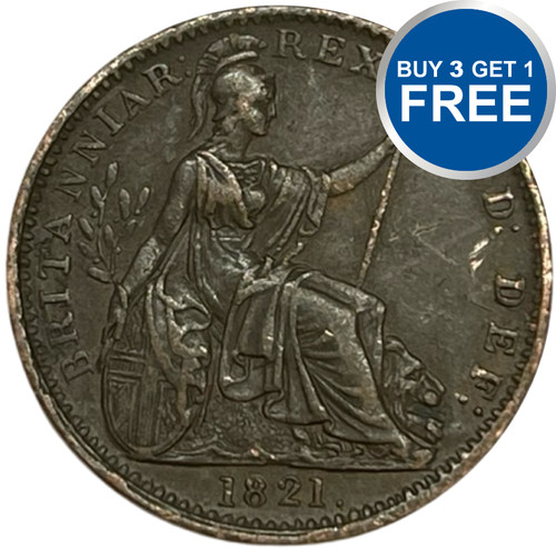 1821 1831 farthing - -, 1