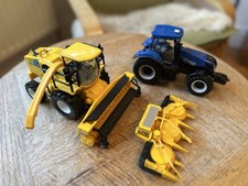 Die-cast New Holland Combine Harvester And Tractor Bundle