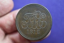 1812 Tredegar one penny token