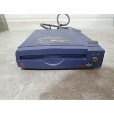 Iomega Z100P2 Parallel Port External Zip Drive Blue 100MB LED Indicator w/ Cable
