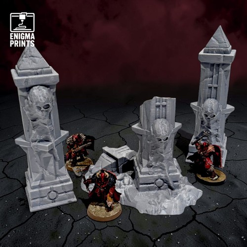 Deathsigil pillars 28mm - deathsigil,