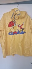 Vintage 90s 1996 Looney Tunes Yellow Warner Bros PVC Raincoat XL Kids — Retro