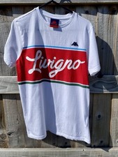 Robe Di Kappa Livigno White And Red Small Unisex Soft Stretch T Shirt???