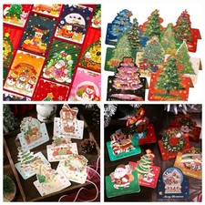 30X Christmas Cards Family Friends Postcards Greetings School Kids Multipack 