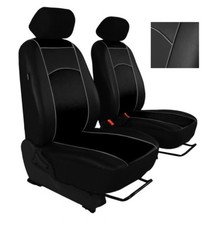 Black eco leather - black, universal