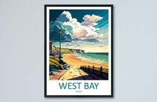 West Bay Travel Print Wall Art West Bay Wall Hanging Home Décor West Bay Gift Ar