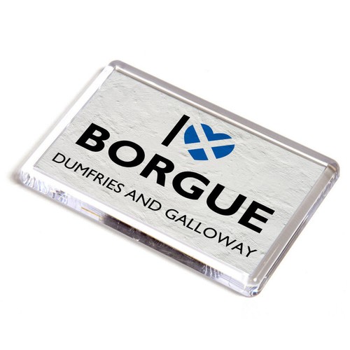 Fridge magnet love borgue - magnet, i
