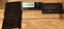 Vintage Casio PQ-30 Melody Portable Travel Clock Alarm Digital LCD working well
