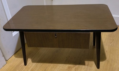 Vintage coffee table with - coffee,