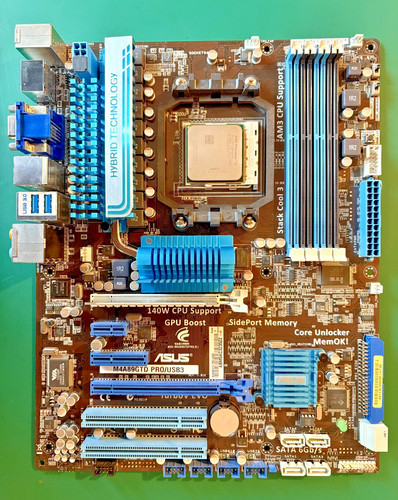 Asus m4a89gtd pro motherboard - asus,