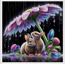 Cute Rabbits 5D Diamond