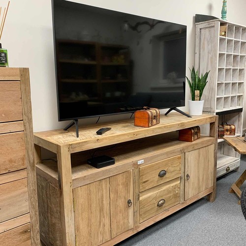 Large stand recycled wood - stand,