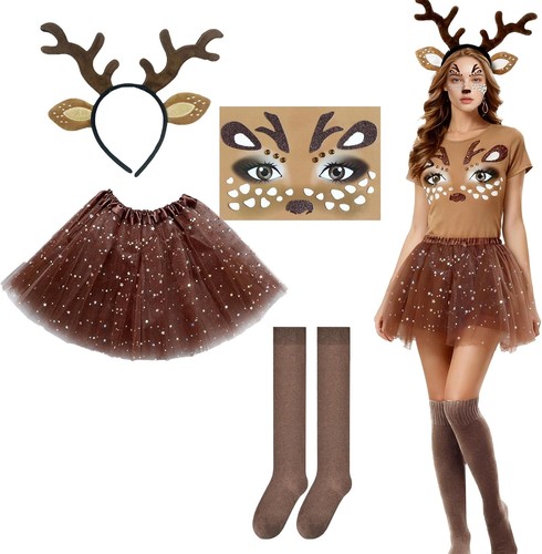 Piece reindeer costume - 4,