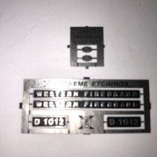 4mm Etched Plates Class 52